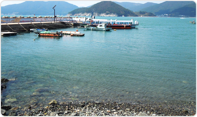 몽돌해변 사진