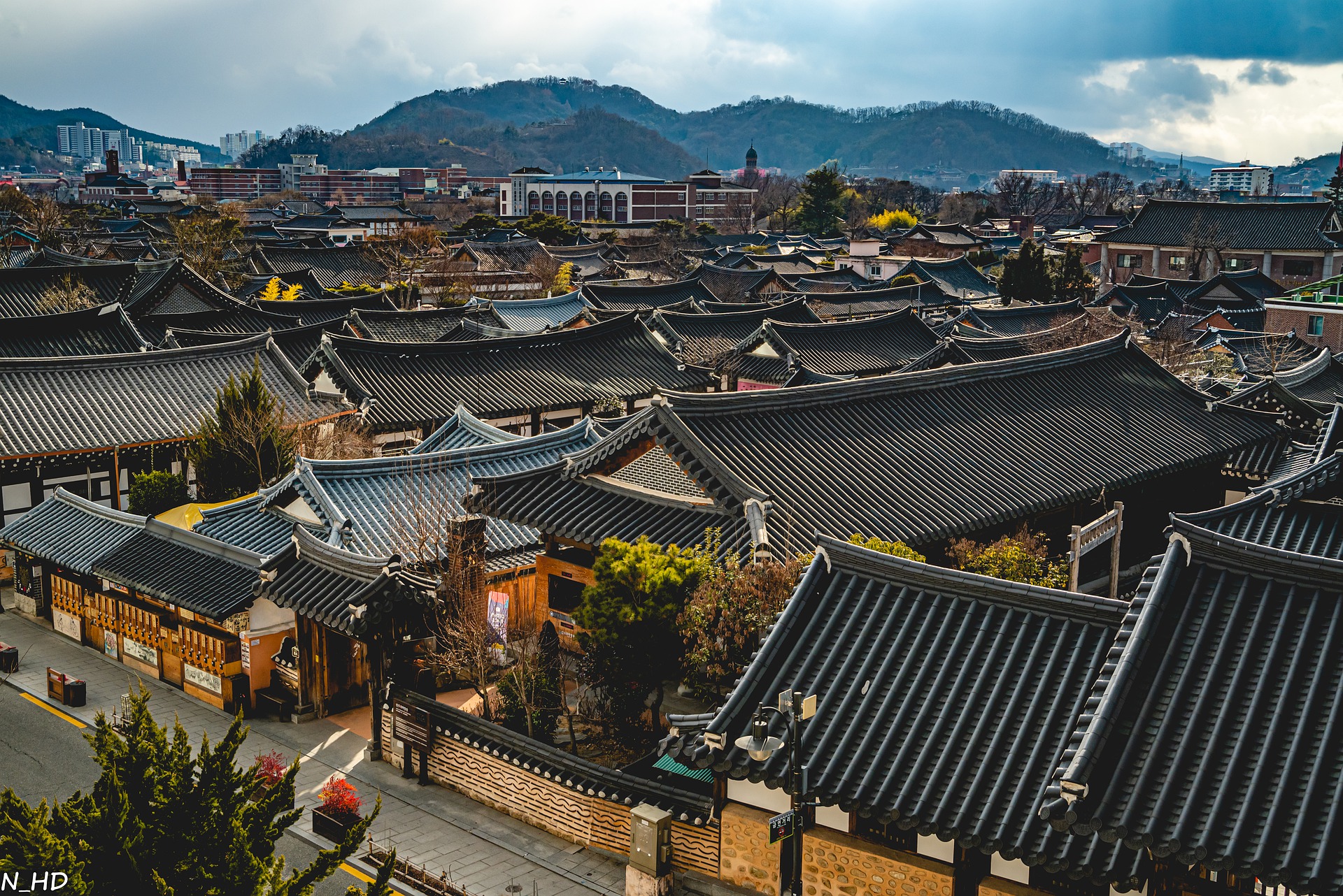 전주 한옥마을 전경