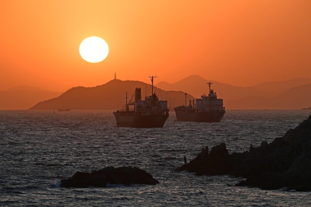 Sunset at Taejongdae