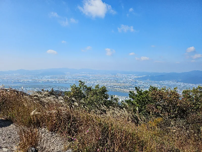 불웅령에서 본 풍경